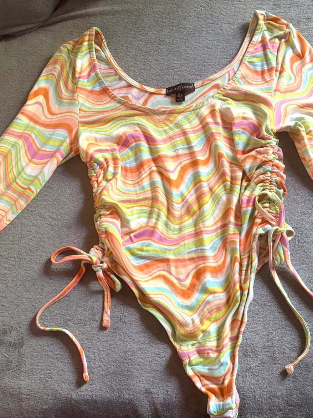 Women’s Multicolor Swirl One-Piece Bodysuit